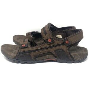MERRELL Sandspur Oak Sport Sandals Mens Size 13 Dark Earth Brown Outdoors Trail